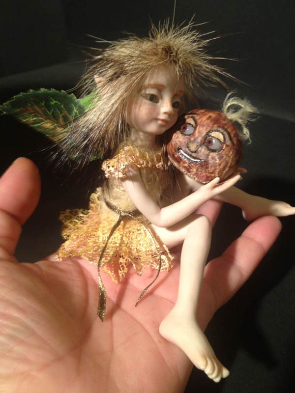 Baby Fairie Pixie Malika and the sweet Chestnut